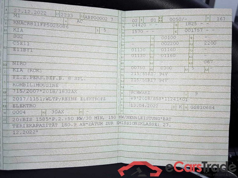 Kia Niro (SG2)(2022->) DE - SUV5, Vision (64,8kWh), 2022 - 2024 #6
