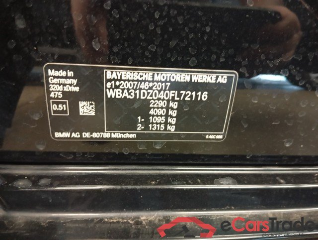 BMW 3-Serie Touring ´18 Baureihe 3 Touring 320 d xDrive Advantage 2.0 140KW AT8 E6d #5