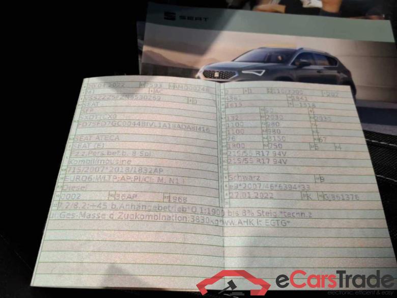 Seat Ateca (KHP)(08.2020->) DE - SUV5 2.0 TDI EU6d, Style (EURO 6d), (Facelift) 2020 - 2024 #2