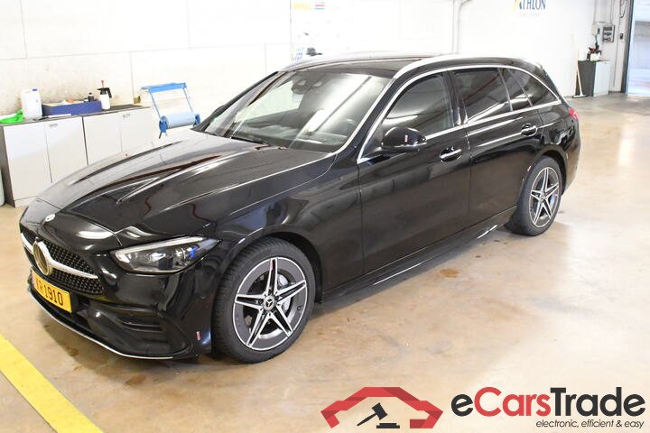 Mercedes C 300e Hybrid 313Hp AMG Aut. Pano LED-Multibeam Widescreen Head-Up Navi-Pro Ambient 1/2 Sport-Leather-Alcantara KeylessGo Camera Klima PDC ...