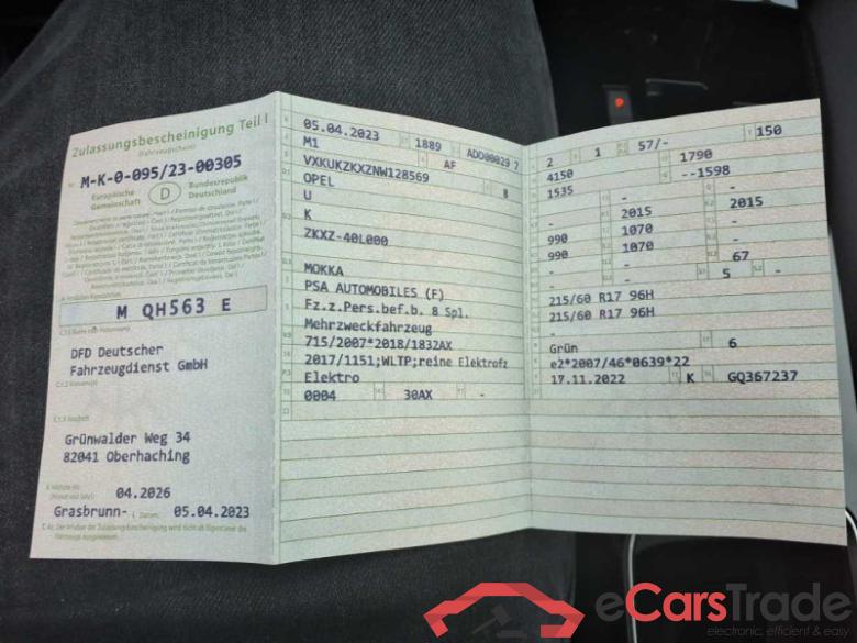 Opel Mokka-e DE - SUV5 e, Elegance, 2020 - 2024 #3