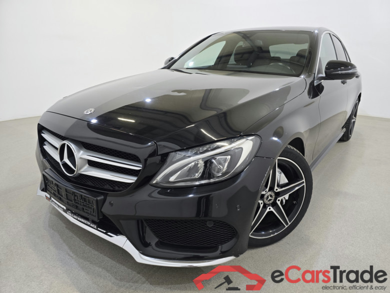 Mercedes C 180d AMG Aut. LED-Xenon Ambient Navi Sport-Leather KeylessGo Camera Klima PDC ...