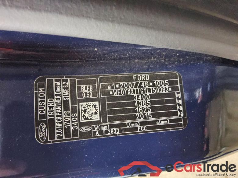 Transit Custom Kasten 340 L1 Trend 2.0 TDCi 125KW AT6 E6dT #5