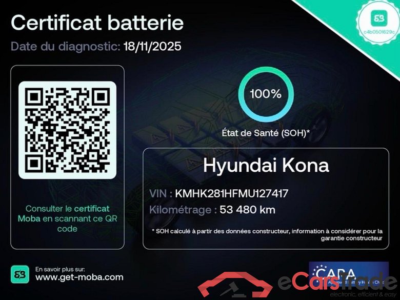 Kona Intuitive Electrique 2WD 39kWh BVA #2