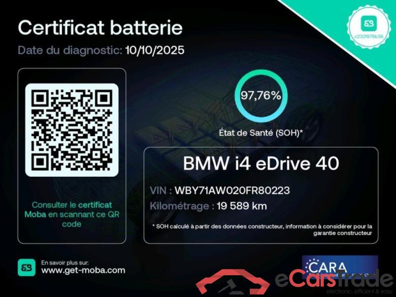 BMW i4  2021  5P  Berline eDrive40 340ch Business Design #2