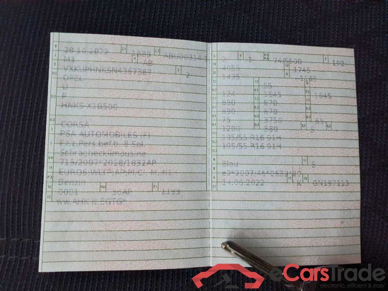 Opel Corsa F (2019->) DE - LimS5 1.2 Turbo EU6d, Elegance (EURO 6d), 2019 - 2023 #4