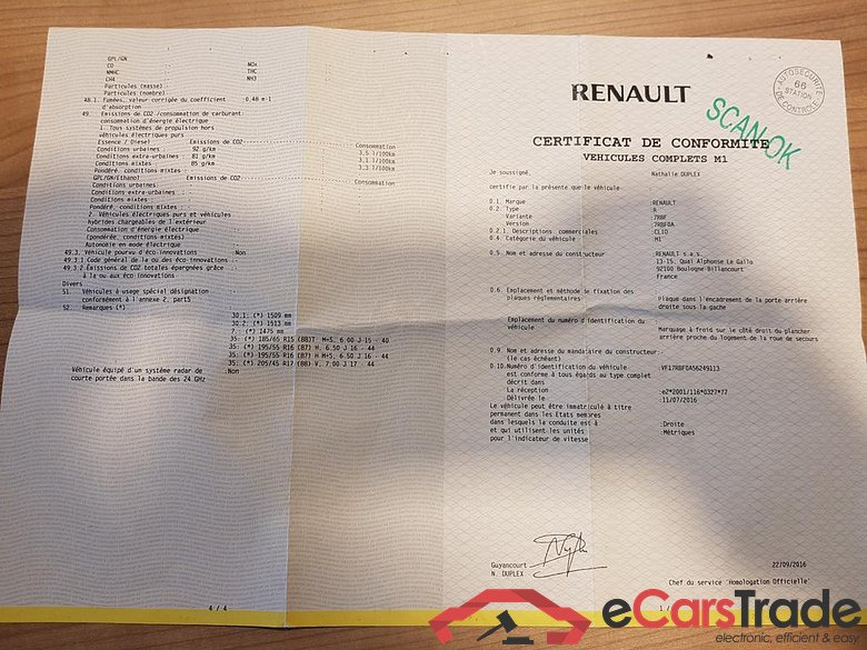 RENAULT Clio SW IV Phase II Clio 1.5 dCi Energy Limited #6