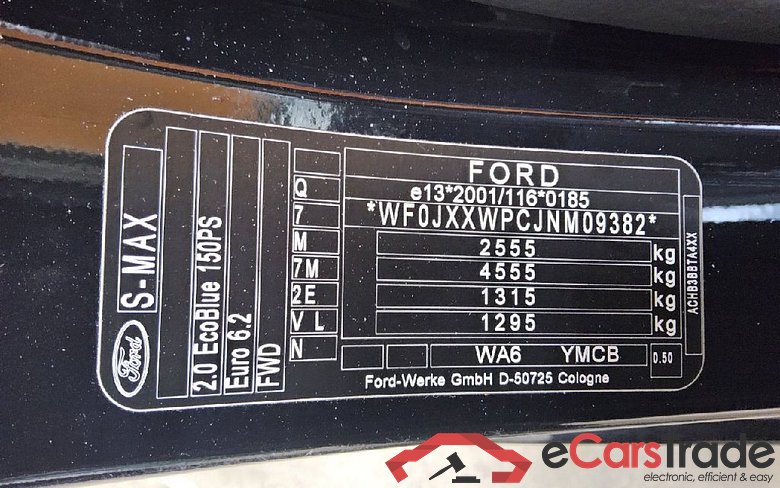 S-MAX Titanium 2.0 EcoBlue 110KW AT8 E6d #5