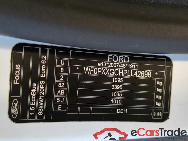 Focus Turnier Cool & Connect 1.5 EcoBlue 88KW AT8 E6dT #4