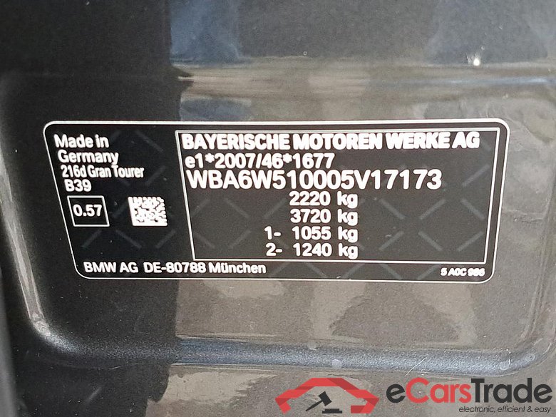 BMW - BMW 2 GRAN TOURER 216d 116PK Business Edition Advantage & Pack Business & LED & 7 Seating Capacity #6