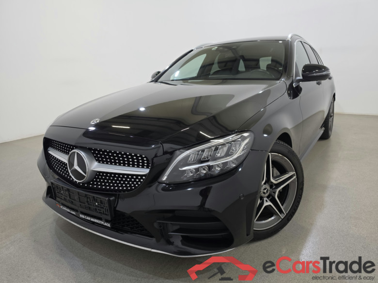 Mercedes C 180d AMG Aut. LED Widescreen Navi Sport-Leather-Alcantara KeylessGo Camera Klima PDC ... #1