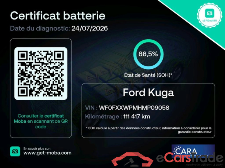 FORD Kuga / 2019 / 5P / SUV 2.5 Duratec 225 ch PHEV eCVT St-Line Bus #2