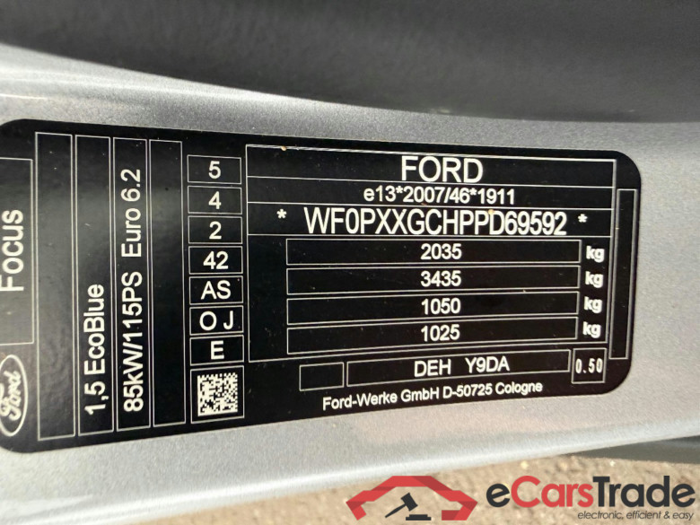 Focus Turnier Titanium X 1.5 EcoBlue 85KW AT8 E6d #5