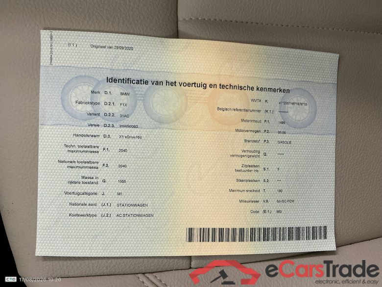 BMW X1 DIESEL - 2019 1.5 d sDrive16 AdBlue #3