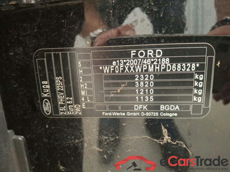 FORD KUGA 2.5I PHEV VIGNALE #6