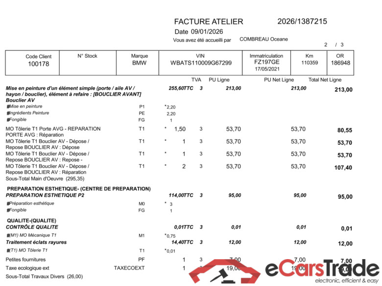 BMW X3 / 2017 / 5P / SUV xDrive30e 292ch M Sport BVA8 / PRÊT A VENDRE #3