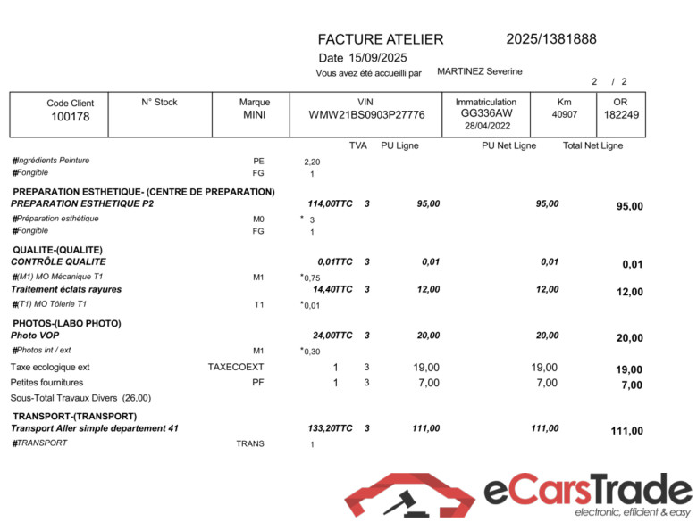 MINI Countryman / 2020 / 5P / Crossover Cooper SE ALL4 Northwood 125+95ch BVA6 / PRÊT A VENDRE #3