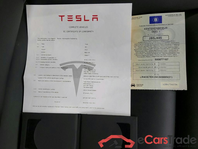 TESLA - TES MODEL 3 Long-Range Dual Motor AWD 476PK  * ELECTRIC * #4