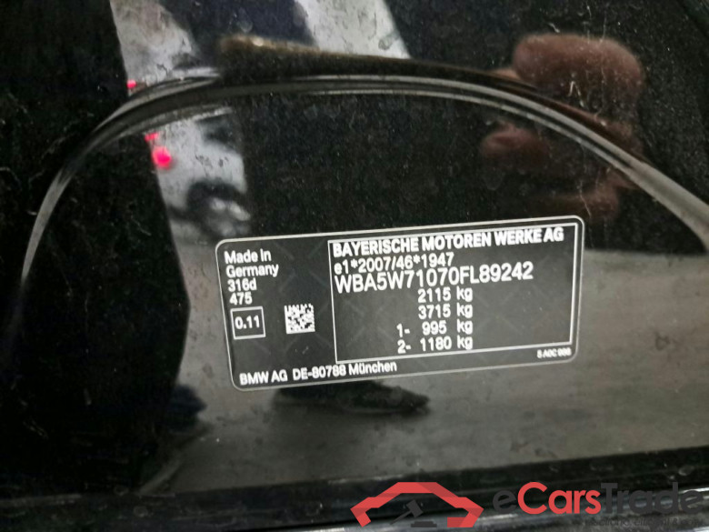 BMW - BMW 3 BERLINE 316dA 122PK Business Edition With Heated Sport Seats & PDC Front & Rear #6