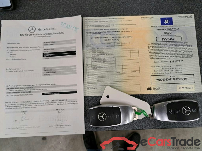 MERCEDES - MER C BREAK 200 d 160PK  Business Solution AMG & Foldable Trailer Hook With ESP #4